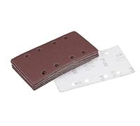 MACHSWON 100 Grit Sanding Sheet Sander Sandpaper Hook and Loop Pads 8 Hole 10pcs for 1/3 sander