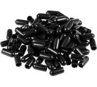 MACHSWON 100pcs Rubber End Caps 5.5mm ID, Vinyl Round End Cap Cover Screw Thread Protectors
