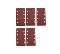 MACHSWON 120 Grit Sanding Sheet Sander Sandpaper Hook and Loop Pads 8 Hole 5pcs for 1/3 sander