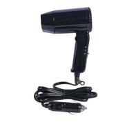 MACHSWON 12V Portable Car Hot Cold Folding Travel Black with Foldable Handle Ideal Hair Dryer
