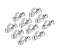 MACHSWON 16mm Wall Mount Ceiling Mount Pipe Support Ring Hanger Stainless Steel Pipe Holder Bracket Clamp 10pcs