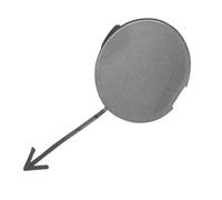 MACHSWON 1pc Front Bumper Tow Hook Cover Car Towing Hook Eye Hole Cover Replacement 71104-TF0-000 Compatible with Honda Jazz Fit GE 2008-2010 Silver Gray