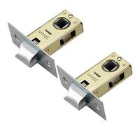 MACHSWON 2 Pcs 30mm Flat Tubular Mortice Latch Stainless Steel Door Latch Sprung Lever Door Handles