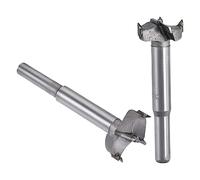 MACHSWON 2 PCS Forstner Drill Bits Tungsten Carbide Wood Hole Saw Opener Drill Bit 24mm+25mm Woodworking Drilling Boring Bit Cutter