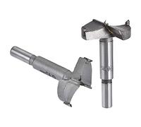 MACHSWON 2 PCS Forstner Drill Bits Tungsten Carbide Wood Hole Saw Opener Drill Bit 42mm+45mm Woodworking Drilling Boring Bit Cutter