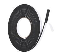 MACHSWON 2 Pcs Sealing Foam Tape 10mm Wide 4mm Thick 16.4ft/5m Long, Self-Adhesive EVA Weatherproof Tape for Window, Door Insulation & Automotive Soundproofing