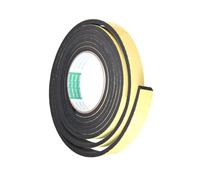 MACHSWON 2 Pcs Sealing Foam Tape 20mm Wide 5mm Thick 3m/9.8ft Long, Self-Adhesive EVA Weatherproof Tape for Window, Door Insulation & Automotive Soundproofing