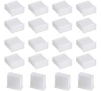 MACHSWON 20Pcs PE USB 2.0 Anti-Dust Stopper Cap Cover for Charging Cable Data Cable, USB Data Cable Dustproof Cover Anti Dust Plugs Protector White