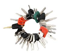 MACHSWON 25PCS Heavy Equipment Keys Master Set,Construction Ignition Keys Set for Cat Caterpillar Jo-hn Dee-re Case Bobcat JLG JCB Volvo Hyster For-d New Holland Yanmar Takeuchi Kubota Komatsu