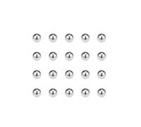 MACHSWON 2mm Steel Ball,304 Stainless,Bearing Balls,G100 Precision Balls, Ideal for Various Industries,50pcs