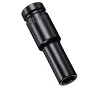 MACHSWON 2Pcs 1/2 Inch Drive - 11mm Deep Impact Socket with 6 Point Design, Heat-Treated Cr-V Steel 78mm Length, Metric Sizes