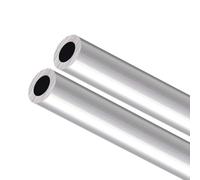 MACHSWON 2Pcs 6063 Aluminum Round Tube 20mm OD 10mm ID 300mm Length Seamless Straight Pipe Tubing for Home Industry DIY Crafts