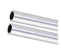 MACHSWON 2Pcs 6063 Aluminum Round Tube 25mm OD 19mm ID 300mm Length Seamless Straight Pipe Tubing for Home Industry DIY Crafts