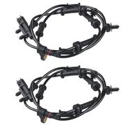 MACHSWON 2PCS Black ABS Wheel Speed Sensor Front Left & Right ABS Sensors Replacement 68003281AC 68003281AA Fit for Jeep Wrangler 3.6L 3.8L 2007-2017