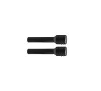 MACHSWON 2pcs Car Door Lock Knobs Interior Door Lock Knob M4x0.7mm Thread Black Aluminum Alloy Inner Door Lock Pull Pins Universal for Vehicles with Hole