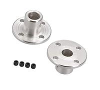 MACHSWON 2PCS Coupling 6mm Bore Couplers H12*D10 Shaft Coupler Connector Joint Motor Accessories for Encoder 3D Printer CNC Machine DIY,Silver