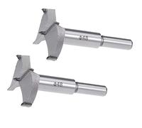 MACHSWON 2PCS Forstner Drill Bits Tungsten Carbide Wood Hole Saw Opener Drill Bit 48mm Woodworking Drilling Bit Cutter