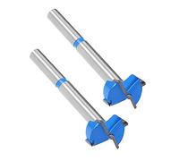 MACHSWON 2PCS Forstner Drill Bits Tungsten Carbide Wood Hole Saw Opener Positioning Drill Bit 20mm Woodworking Hinge Drilling Bit Cutter
