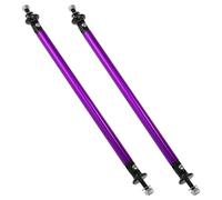 MACHSWON 2pcs Front Rear Bumper Lip Splitter Strut Rod Adjustable Tie Support Bars Fit Most Vehicle Purple 200mm 7.87 Splitter Support Rods