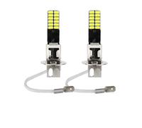 MACHSWON 2pcs H3 Headlight Bulbs Super Bright Light LED Fog Lights for Car Exterior