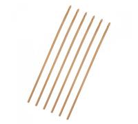MACHSWON 3.0mm Wooden Crochet Hooks Knitting Needles for DIY Craft Yarn 6Pcs