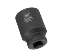 MACHSWON 3/4 Inch Drive - 38mm Deep Impact Socket with 6 Point Design, Heat-Treated Cr-V Steel 78mm Length, Metric Sizes