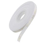 MACHSWON 3/8 Inch Thin Love is Eternal Satin Ribbon 50 Yard White Ribbons for Gift Wrapping Bouquet Valentine Wedding Party Decoration