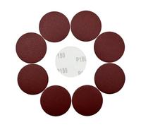 MACHSWON 3 Inch Hook and Loop Sander Pad Wet/Dry Sanding Sponge for Auto Wood Drywall Metal Brown Corundum 400 Grit 15 Pcs