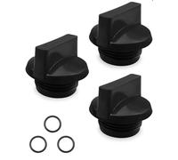 MACHSWON 3 Pack 63405 Water Drain Thread Pump Plug and Seal O-ring Fit for Harbor Predator Pacific HydroStar 61986 68375 69774 Generac Semi-Trash 6822 6919 212CC 1.5 Inch 2" 3" 4" Water Pump Port
