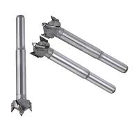 MACHSWON 3 PCS Forstner Drill Bits Tungsten Carbide Wood Hole Saw Opener Drill Bit 14mm+15mm+16mm Woodworking Drilling Boring Bit Cutter