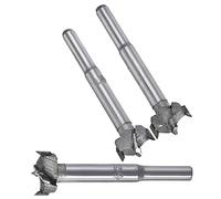 MACHSWON 3 PCS Forstner Drill Bits Tungsten Carbide Wood Hole Saw Opener Drill Bit 18mm+19mm+20mm Woodworking Drilling Boring Bit Cutter
