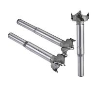 MACHSWON 3 PCS Forstner Drill Bits Tungsten Carbide Wood Hole Saw Opener Drill Bit 19mm+20mm+21mm Woodworking Drilling Boring Bit Cutter