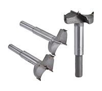 MACHSWON 3 PCS Forstner Drill Bits Tungsten Carbide Wood Hole Saw Opener Drill Bit 35mm+38mm+40mm Woodworking Drilling Boring Bit Cutter
