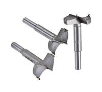 MACHSWON 3 PCS Forstner Drill Bits Tungsten Carbide Wood Hole Saw Opener Drill Bit 38mm+40mm+42mm Woodworking Drilling Boring Bit Cutter