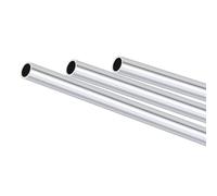 MACHSWON 3Pcs 6063 Aluminum Round Tube 10mm OD 8mm ID 300mm Length Seamless Straight Pipe Tubing for Home Industry DIY Crafts