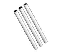 MACHSWON 3Pcs 6063 Aluminum Round Tube 8mm OD 6mm ID 100mm Length Seamless Straight Pipe Tubing for Home Industry DIY Crafts