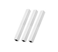 MACHSWON 3Pcs 6063 Aluminum Square Tube 20x20x0.8mm Thinckness 200mm Length Seamless Straight Pipe Tubing for Home Industry DIY Crafts