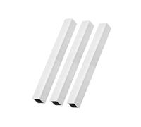 MACHSWON 3Pcs 6063 Aluminum Square Tube 20x20x1.5mm Thinckness 200mm Length Seamless Straight Pipe Tubing for Home Industry DIY Crafts
