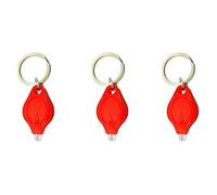 MACHSWON 3PCS Mini Keychain Torches Flashlight UV Money Checker Key-Chain LED Money Detector Light Key Ring Light Torch Red