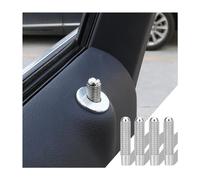 MACHSWON 4 Pieces Car Door Lock Pull Knobs,Car Door Lock Pin, Aluminum Alloy Inner Door Lock Knobs Pin Stick Cover, Car Interior Modification Accessories Universal for SUV Pickup Truck