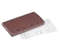 MACHSWON 40 Grit Sanding Sheet Sander Sandpaper Hook and Loop Pads 8 Hole 15pcs for 1/3 sander