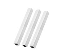 MACHSWON 4Pcs 6063 Aluminum Square Tube 20x20x2mm Thinckness 200mm Length Seamless Straight Pipe Tubing for Home Industry DIY Crafts