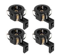 MACHSWON 4pcs 89348-33060 Car Bumper PDC Parking Assist Sensor Retainer Holder Reverse Backup Parking Sensor Bracket Replacement for To-yo-ta Sienna Sequoia for Lexus GX460 Black