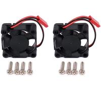 MACHSWON 5-7V 30mm Heatsink Motor Cooling Fan Cooling Fan Universal Heat Sink with JST Plug for 1:10 RC Car Boat HSP HPI Wltoys Himoto Tamiya