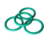 MACHSWON 50 Pcs Fluorine Rubber O-Rings Gasket Rubber Washer Round Sealing Ring 42mm OD 37mm ID 2.5mm Width FKM Gasket Rings Seal Grommets Green
