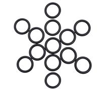 MACHSWON 50 Pcs Nitrile Rubber O-Rings 28mm OD 26mm ID 1mm Width Metric Sealing Washer Round O-Ring Gasket O Rings Seal Grommets Black