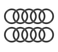 MACHSWON 50 Pcs Nitrile Rubber O-Rings 37mm OD 34mm ID 1.5mm Width Metric Sealing Washer Round O-Ring Gasket O Rings Seal Grommets Black