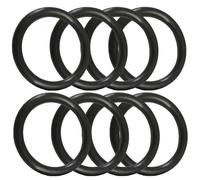 MACHSWON 50 Pcs Nitrile Rubber O-Rings 57mm OD 53mm ID 2mm Width Metric Sealing Washer Round O-Ring Gasket O Rings Seal Grommets Black