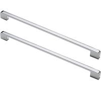 MACHSWON 5pcs Door Handles 320mm Hole Center Bright Chrome American Style Zinc Alloy Drawer Cupboard Wardrobe Door Handle Kitchen Hardware Cabinet Pulls
