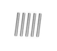 MACHSWON 5Pcs M6 x 45mm Fully Threaded Rod, 304 Stainless Steel Right Hand Long Threaded Screw Rods Fasteners Bars Studs
